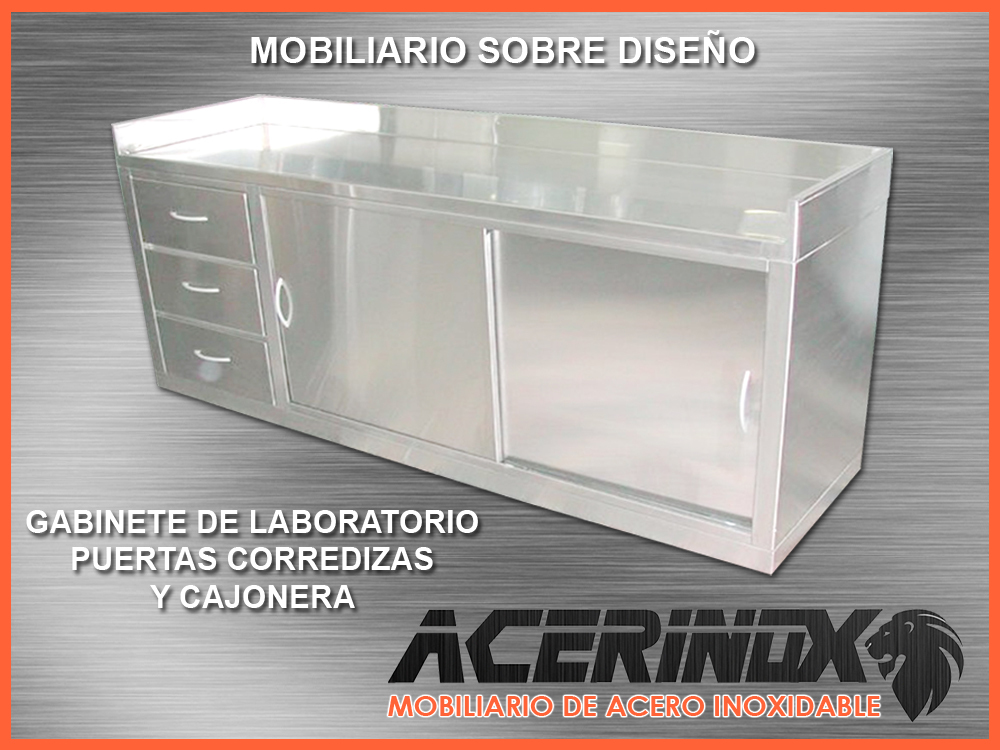 <span style="font-weight: bold;">GABINETE DE LABORATORIO CON CAJONERA</span>